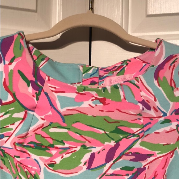 Lilly Pulitzer Charlene Scoop Neck Dress SZ XS - Picture 8 of 9